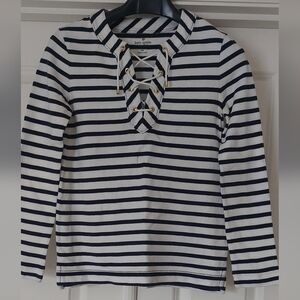 Kate Spade Lace Up Top XS
